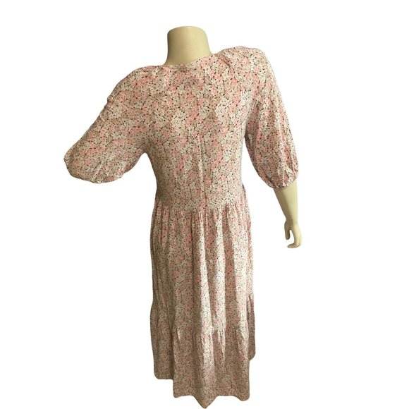 H&M floral western style dress size XS - Picture 5 of 12